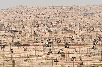 “I don’t understand why when we destroy something created by man we call it vandalism, but when we destroy something created by nature we call it progress.” —Ed Begley, Jr. Depleting oil fields are yet another symptom of ecological overshoot; Kern River Oil Field, California, U.S.; © Mark Gamba/Corbis